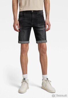 panske riflove sortky, kratasy g-star raw 3301 velkost W35 - 3