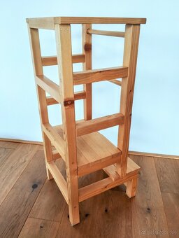 Učiaca veža z masívneho dreva - ručná výroba - 3