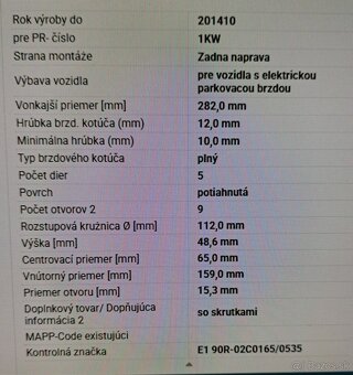 Zadné športové kotúče Passat B7 - 3