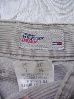 Pánske kordové džínsy Hilfiger a Ralph Lauren - 3
