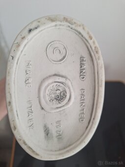 Fľaša/soška z kameniny s vínom z roku 1970 - 3