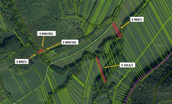 Hrušov – 1.750 m2 POZEMKY v pozemkových úpravách - 3