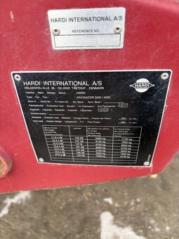 Predam postrekovac Hardi Navigator 4000 - 3