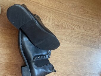 Kožené kotnikové topánky - 3