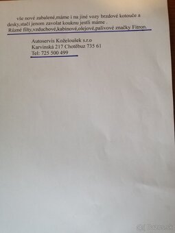 Brzdové kotouče, desky, obložení Ferodo - 3