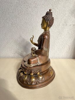 Bronz socha Budha 33cm 4900g - 3