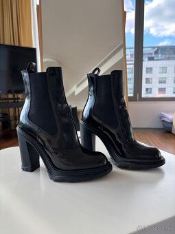 Alexander McQueen Tread Slick Chelsea Boot 'Black' - 3