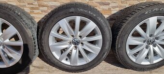 Predam orginal VW elektrony 5x112 r16 et45 J7 / 205/55 r16 - 3