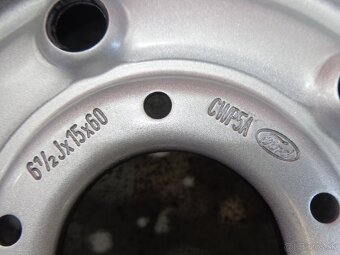 5x160 R15 original Ford Transit Custom plechove disky - 3