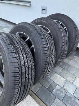Takmer nové pneu SUV na alu diskoch 18” BORBET - 3