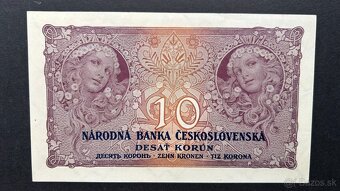 Bankovky 1.Čsr Neperforované aUnc - 3
