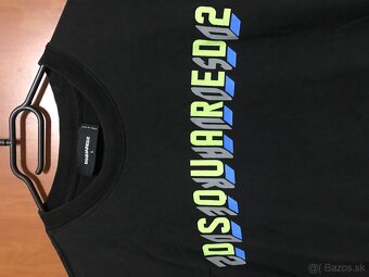 DSQUARED2 originál black pánske tricko L/XL - 3