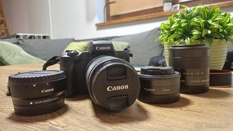 Canon M50+ objektívy - 3