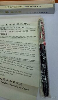 Shanghai Ballpoint Pen – originál, Made in PRC, pôvodné bale - 3