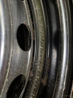 Plechové disky 5x114.3 R16 + snímače tlaku - 3