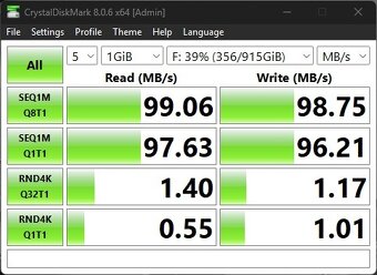 1TB Externý HDD, USB 3.1 - 3