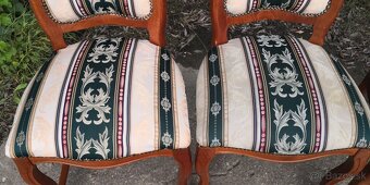 Barokné stoličky-4 ks - 3