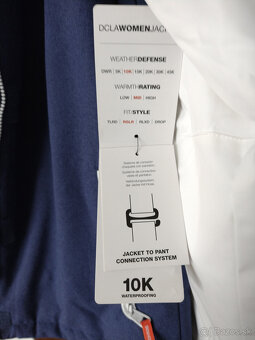 Nová DC dámska lyžiarska bunda | Medium | modro-biela - 3