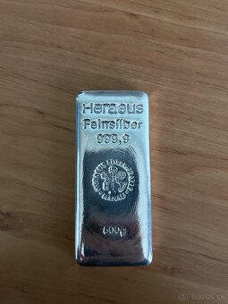 strieborné tehličky 500g a 250g - 3