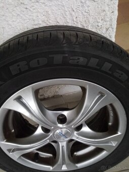 Predám kolesa 205/60/15 letne pneumatiky Rotalla - 3