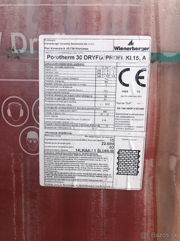 Tehla POROTHERM 30 DRYFIX/PROFI (P15) - 3