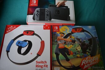 Nintendo Switch + Mario Kart + 2x Ring-Con na cvičenie - 3