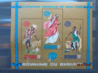 Poštové známky - BURUNDI .- - 3