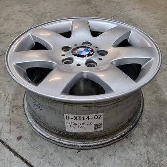 Hliníkové BMW disky 5x120 R16 7J ET47 - 3