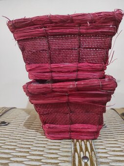 Prútená/Vypletaná sada- košíky - 3