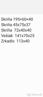 Vešiaková zostava - 3