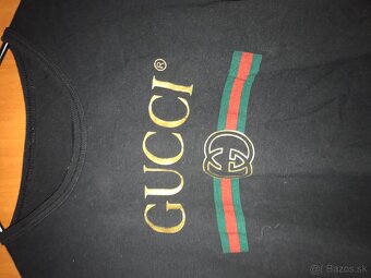 GUCCI black damske tricko S - 3