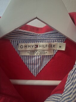 Rúžové tričko Tommy Hilfiger - 3