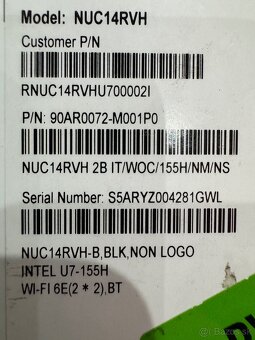 Predám Asus Nuc Pro NUC14RVH - 3