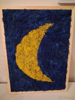 Machový obraz do detskej izbičky - 3