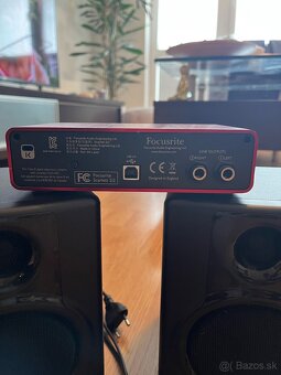 Zvukovka Focusrite a študiové repráky - 3