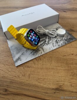 Inteligentne hodinky Ultra Watch 2 Titanium - žlté - 3