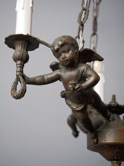 Barokový luster s Putii - 3
