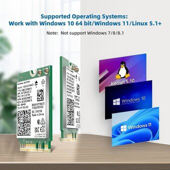 Bezdrôtová sieťová karta AX210 WIFI 6E - 3