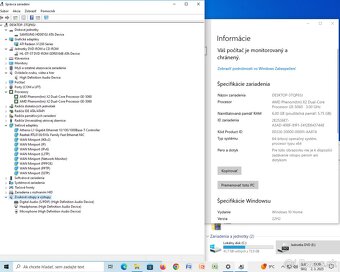 Predám stoloví pc bez ram amd 2 jadro z 500gb hdd bez os - 3