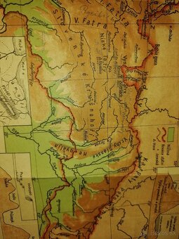 Stará mapa-Československo. - 3