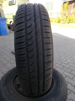 Plechové disky VW Polo 5x100 + 165/70R14 - 3