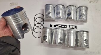 TZ4K14 piest s krúžkami motor Slavia 1D90TA nové. - 3