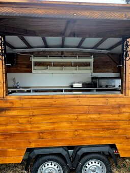 Predám foodtruck príves pojazdný stánok nový - 3