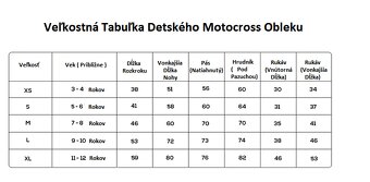 Detský Motocross Komplet Set Čitaj Popis - 3