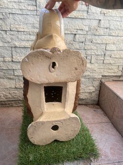 Keramický slon - podstavec pod kvetináč - 3