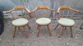 Rustikálne stoličky 3kusy 80eur - 3