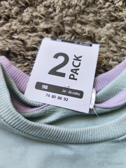 Dievčenské mikiny, 2ks - 3