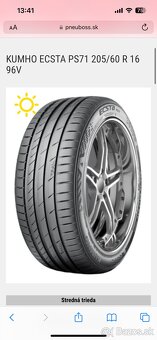 Letné pneu 4ks R16 KUMHO - 3