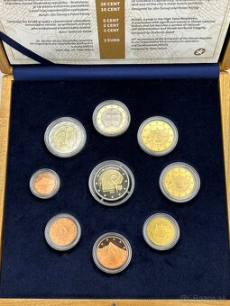 2€ OECD privátna euro sada proof 2020 2€ 1€ a cent - 3