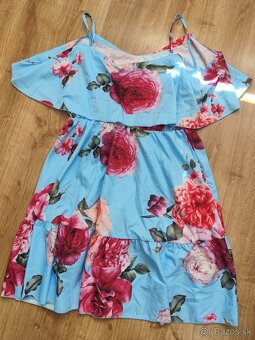 Kvetinove saty pre moletky xl az xxl - 3